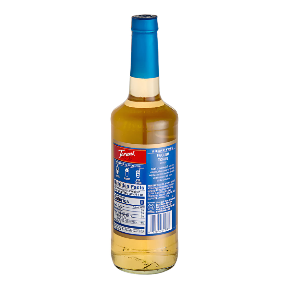 Torani Sugar Free English Toffee Flavoring Syrup